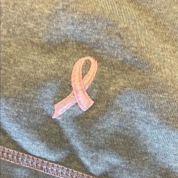 Fila Gray and Pink V-Neck Athletic Shirt - Picture 3 of 4